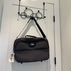 Samsonite Shoulder Bag Gray Biscayne Bay 2 Carry On Computer Bag Travel